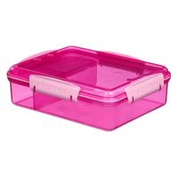 Sistema Lunch - Snack Attack Duo - 975 ml Roze Sistema Lunch - Snack Attack Duo - 975 ml Roze