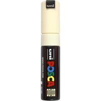 Uni-Posca Posca marker, afm pc-8k, lijndikte 8 mm, breed, ivoor, 1 stuk