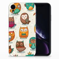 Apple iPhone Xr | TPU Hoesje | Vrolijke Uilen