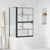Bad Douche Scherm Zwart en transparant 80 x 67 x 129.5 cm