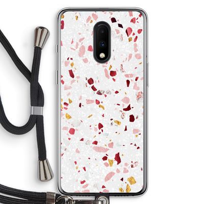 Terrazzo N°9: OnePlus 7 Transparant Hoesje met koord
