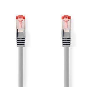 Nedis CAT6 Netwerkkabel | RJ45 Male | RJ45 Male | S/FTP | 30.0 m | Rond | LSZH | Grijs | Label - CCGL85221GY300
