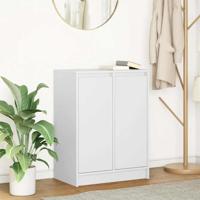 Dressoir 57x34x76 cm bewerkt hout wit