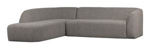 BePureHome Hoekbank 'Sloping' Links, kleur Grijs Melange