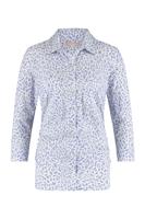 Charlize animal blouse - offwhite/lavender - 07131