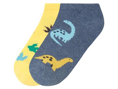 2 Paar kinder sokken (Dinosaurus, 35-38)