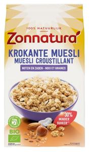 Zonnatura Krokante muesli noten & zaden bio