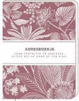 Adresboekje Tropical Pink Adresboekje Tropical Pink