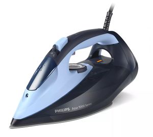 Philips 7000 series DST7041/20 strijkijzer Droog- & stoomstrijkijzer SteamGlide Elite-zoolplaat 2800 W Blauw