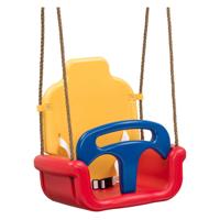 Swingking groeischommel geel/rood/blauw