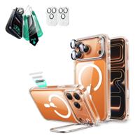 iPhone 17 Pro Max Bundle Classic Hybrid Magnetic Case (Camera Control, Stash Stand) and Armorite Screen Protector - Clear iPhone 17 Pro Max Bundle Classic Hybrid Magnetic Case (Camera Control, Stash Stand) and Armorite Screen Protector - Clear