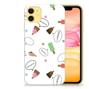 Apple iPhone 11 Siliconen Case IJsjes