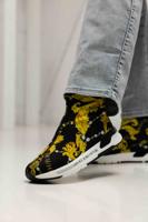 Versace Jeans Couture Fondo Dynamic Lycra Sneakers Dames Zwart/Goud - Maat 40 - Kleur: GoudZwart | Soccerfanshop