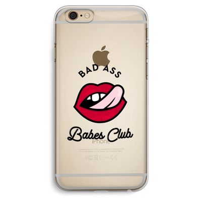 Badass Babes Club: iPhone 6 Plus / 6S Plus Transparant Hoesje