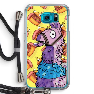 Loot Burger: Samsung Galaxy S6 Transparant Hoesje met koord
