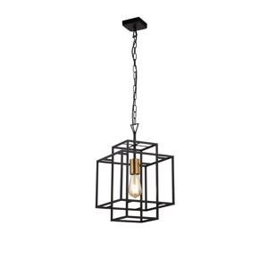 Searchlight Design hanglamp Crate 4631BK