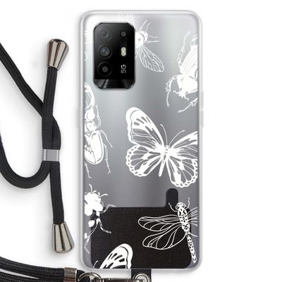 Tiny Bugs: Oppo A95 5G Transparant Hoesje met koord