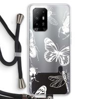 Tiny Bugs: Oppo A95 5G Transparant Hoesje met koord