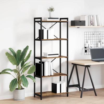 Boekenkast Oud hout 60 x 30 x 153 cm Bewerkt hout