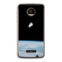 Alone in Space: Motorola Moto Z Force Transparant Hoesje - thumbnail