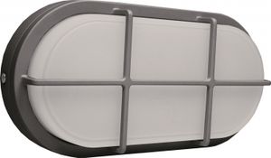 Led Bulkhead 20W 4000K 1680 lumen ovaal zwart 250x125x52mm Schwabe