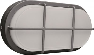 Led Bulkhead 20W 4000K 1680 lumen ovaal zwart 250x125x52mm Schwabe