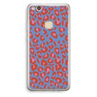 Leopard blue: Huawei Ascend P10 Lite Transparant Hoesje