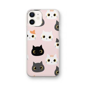 Katten: iPhone 12 Transparant Hoesje