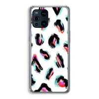 Cheetah color: Oppo Find X3 Transparant Hoesje