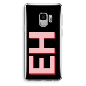 Monogram: Samsung Galaxy S9 Transparant Hoesje