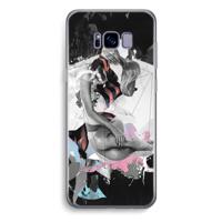 Camouflage de sommeil: Samsung Galaxy S8 Plus Transparant Hoesje - thumbnail
