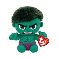TY Beanie Babies Marvel Knuffel Hulk 15 cm - thumbnail