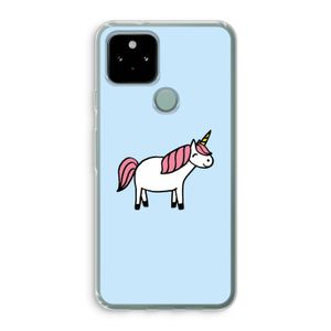 Eenhoorn: Google Pixel 5 Transparant Hoesje