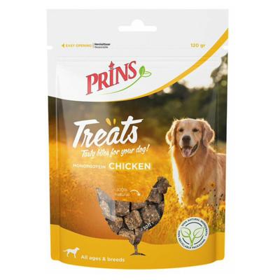 Prins Prins Prins Treats Hondensnacks graanvrij Kip 120g