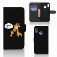 Honor 10 Lite Leuk Hoesje Giraffe Honor 10 Lite Leuk Hoesje Giraffe