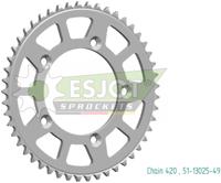 ESJOT Chain wheel 420 49z alu silver