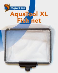 Superfish Aquatool XL Visnet 20cm met Telescopische Steel - Compleet Aquariumonderhoud Set