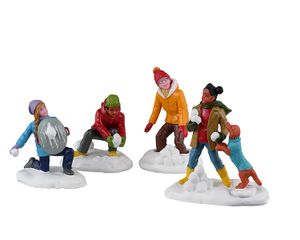 Snowball Battles Set Of 4 - LEMAX