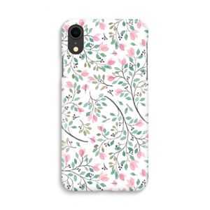 Sierlijke bloemen: iPhone XR Volledig Geprint Hoesje