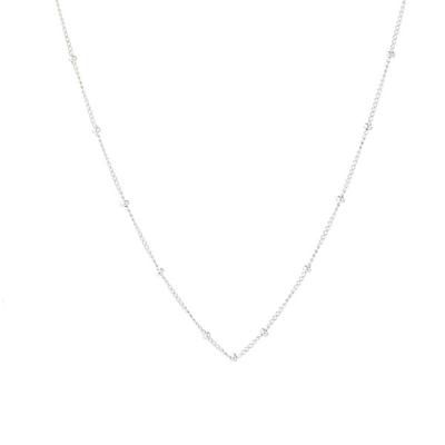 Go Dutch Label Ketting Met Bolletjes Zilver