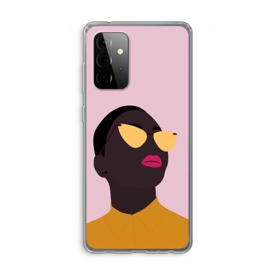Yellow glasses: Samsung Galaxy A72 Transparant Hoesje