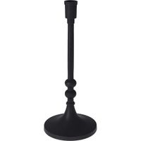 Kandelaar zwart 31 cm kerstversiering Hortus - Hortus