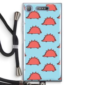 Dinosawrr: Sony Xperia XZ1 Transparant Hoesje met koord