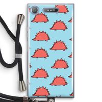 Dinosawrr: Sony Xperia XZ1 Transparant Hoesje met koord