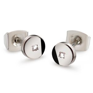 Boccia 05064-03 Oorknoppen titanium-diamant 0.02 ct wit