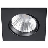 Dimbare LED Inbouwspot Vierkant 5W Warm Wit 3000K Mat Zwart