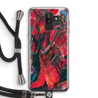 Endless Descent: Samsung Galaxy J8 (2018) Transparant Hoesje met koord