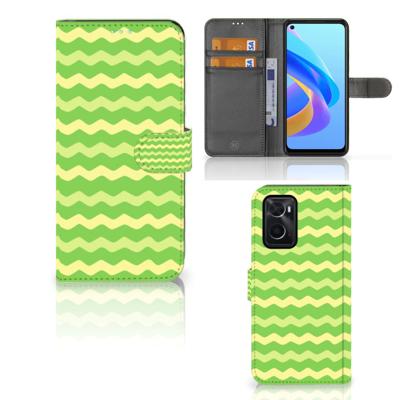 OPPO A76 | A96 | Telefoon Hoesje | Waves Green