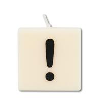 Paperdreams kaarsje symbool !, 4st.