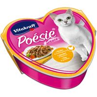 Vitakraft Poésie Kip & Groente in Saus - 15 x 85 g - thumbnail